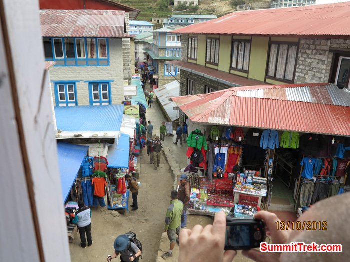 Center of Namche Bazaar. Photo by Matthew Slater.