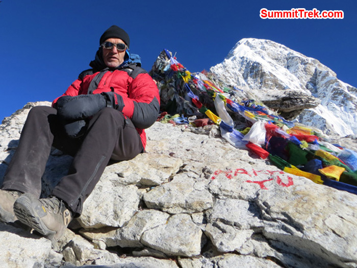 Summit of KalaPathar. Photo Daniel Haraburda Joseph