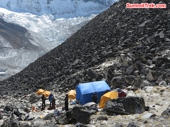 Island Peak High Camp. Photo by Matthew Slater