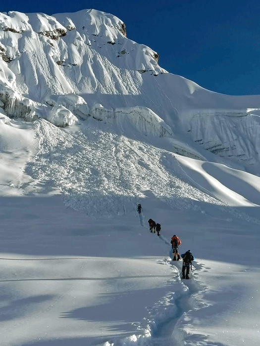 island Peak crampon point