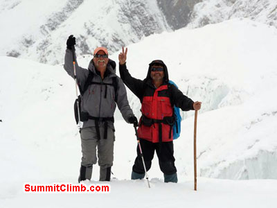 Jake and Jangbu on the summit