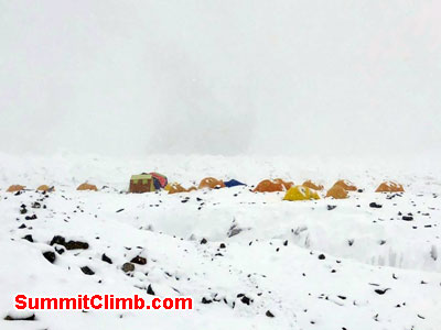 The first view of our Basecamp (joint K2 and Broad Peak)