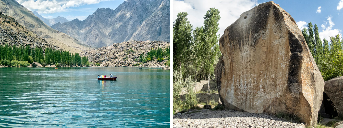 Upper Kachura Lake Buddha Rock Skardu