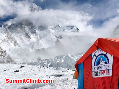 first close up view of K2