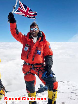 Jake on the summit of k2