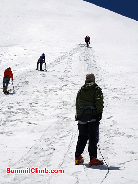 Fixed line rope training