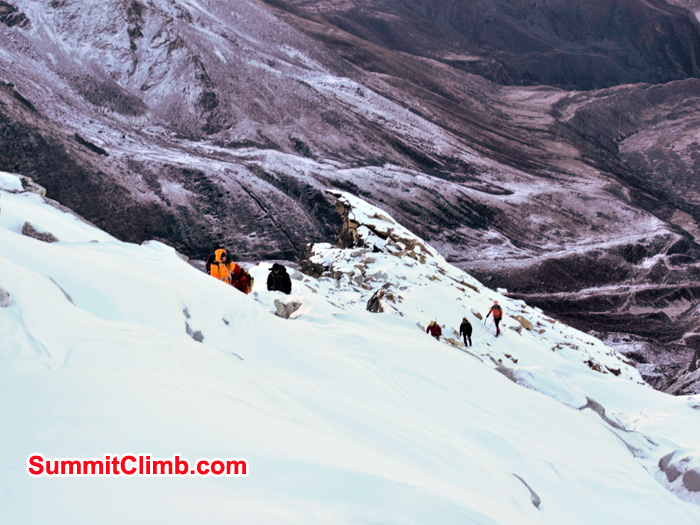 Going for summit for lobuche