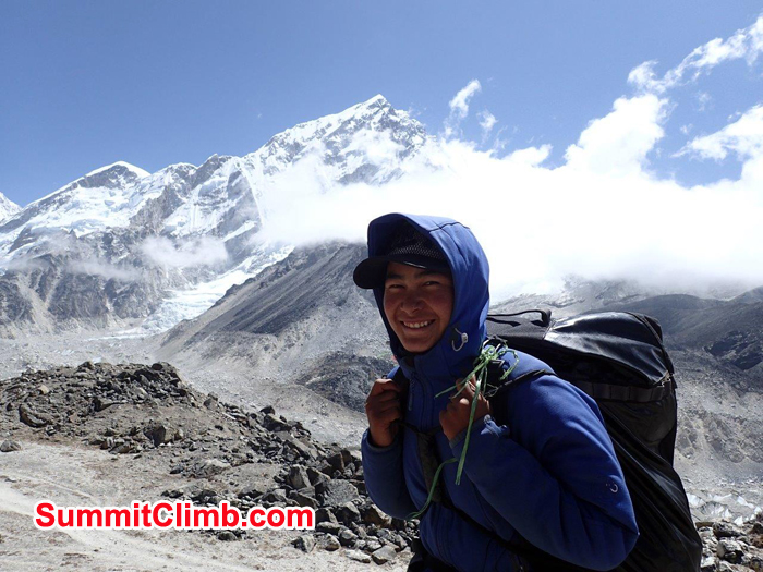 Ram Bahadhur at Lobuche high camp