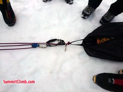 Winter Glacier School organised by SummitClimb