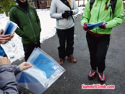 Winter Glacier School organised by SummitClimb