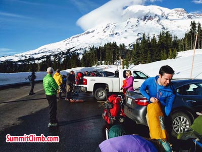 Winter Glacier School organised by SummitClimb