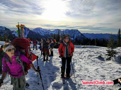 Winter Glacier School organised by SummitClimb