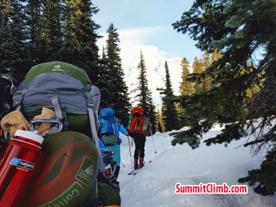 Winter Glacier School organised by SummitClimb