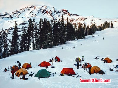 Winter Glacier School organised by SummitClimb