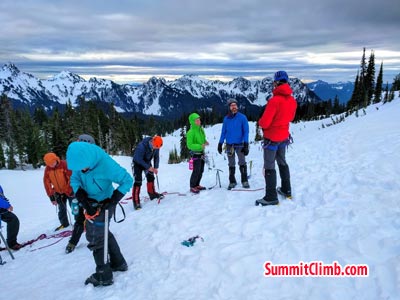 Winter Glacier School organised by SummitClimb