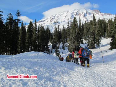 Winter Glacier School organised by SummitClimb