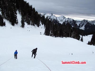 Winter Glacier School organised by SummitClimb