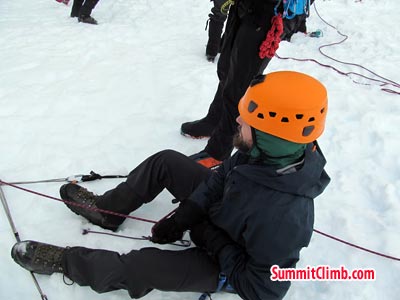 Winter Glacier School organised by SummitClimb