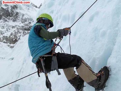 Winter Glacier School organised by SummitClimb