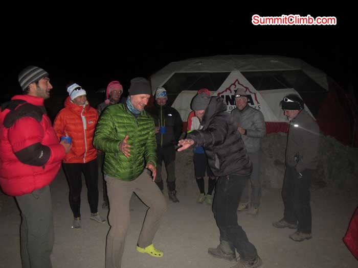 Germans dancing on Xmas eve Germans dancing on Xmas eve