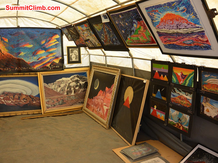 Art gallery at 4300m