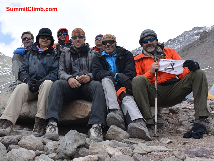 Our team at Camp1 Our team at Camp1