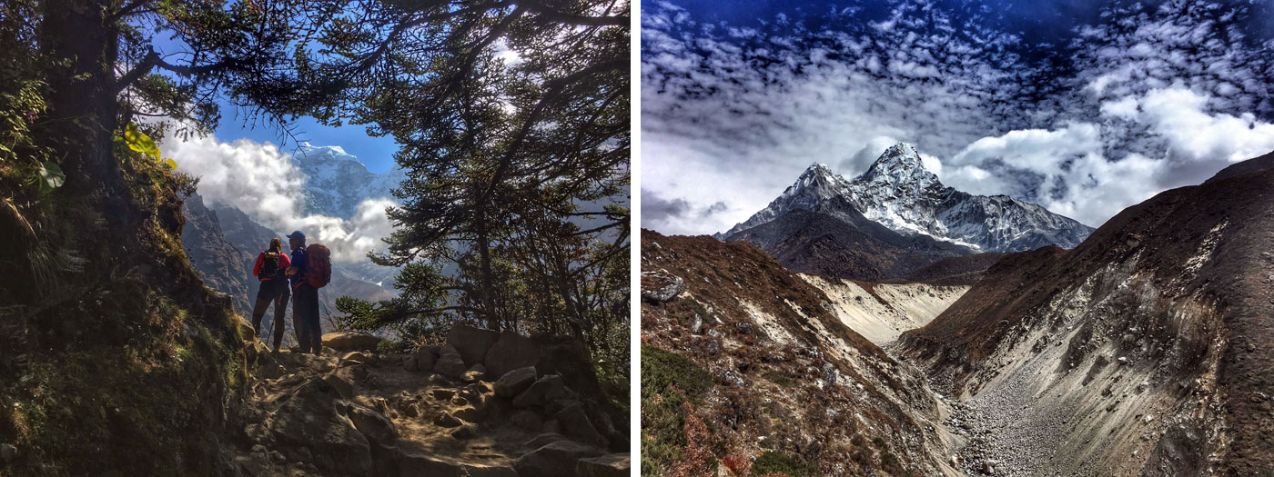 Ama Dablam team on the way to basecamp. Photo Martin