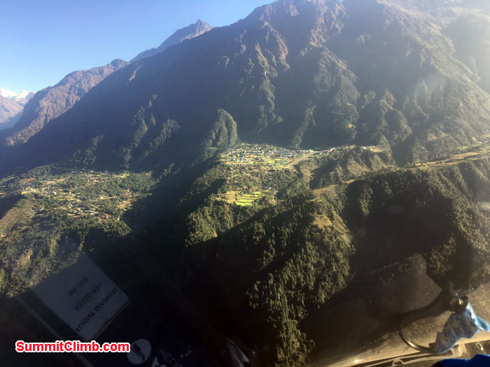 khundruke seen from heli