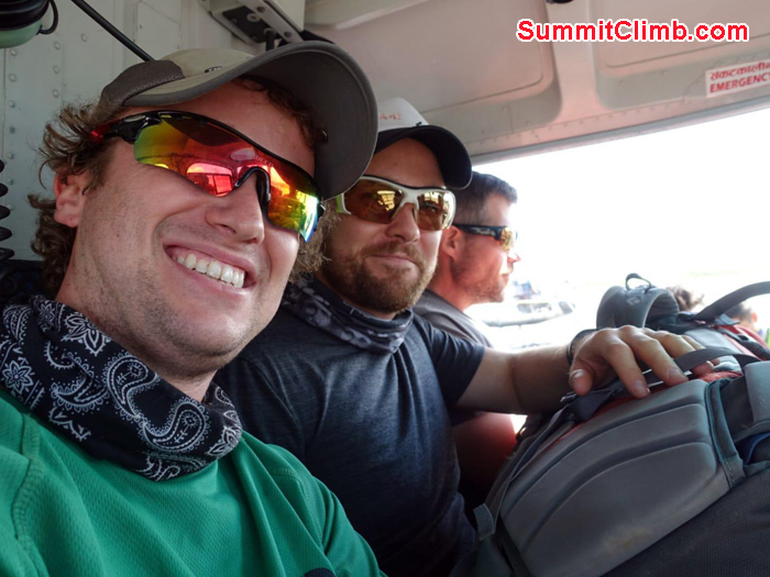 team ready to departure to Domestic Airport