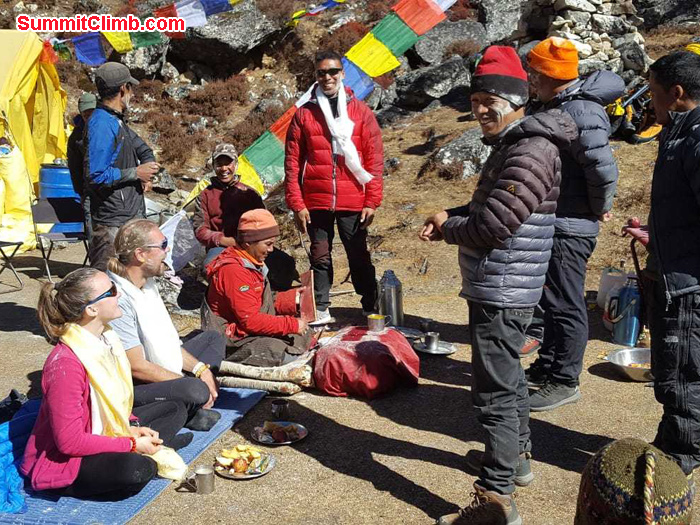 ready to have breakfast