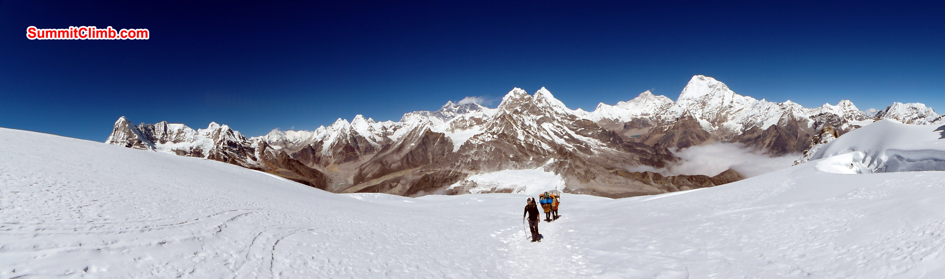 Panaromic view from Mera High camp