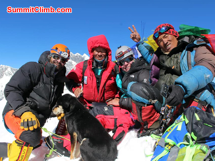 team member and sherpa