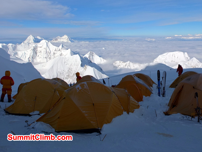 Camp 2 with awesome view, cho oyu, climbing, mountain, summitclimb