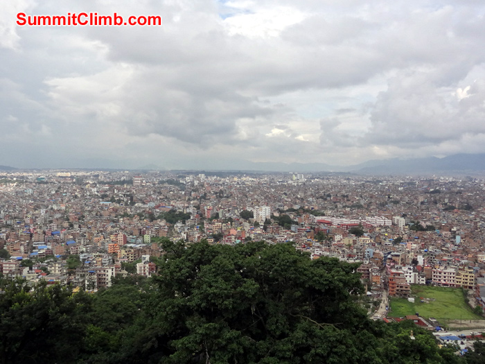 seen from monkey temple