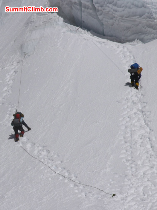 Dan Mazur at Cho Oyu Expedition briefing