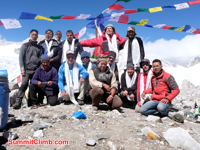 team members and sherpas