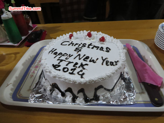 Christmas New Year Cake. Photo Aless.