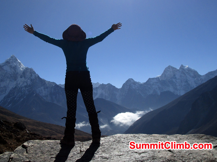 Exciting Himalayan range. Photo Meryl Lipman