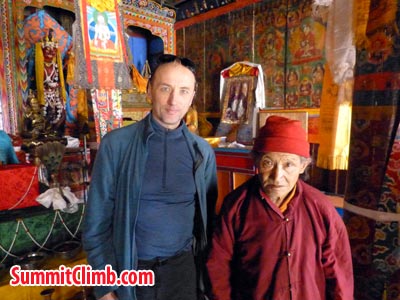 Eugene and Lama. Photo Eugene V