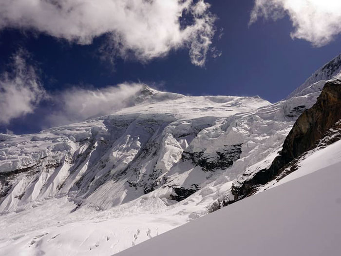 summit seen from camp 3