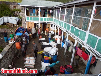 Tea house at Samagaon. Photo Eugene V