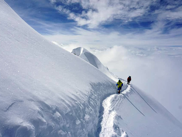 climber heading to camp 3