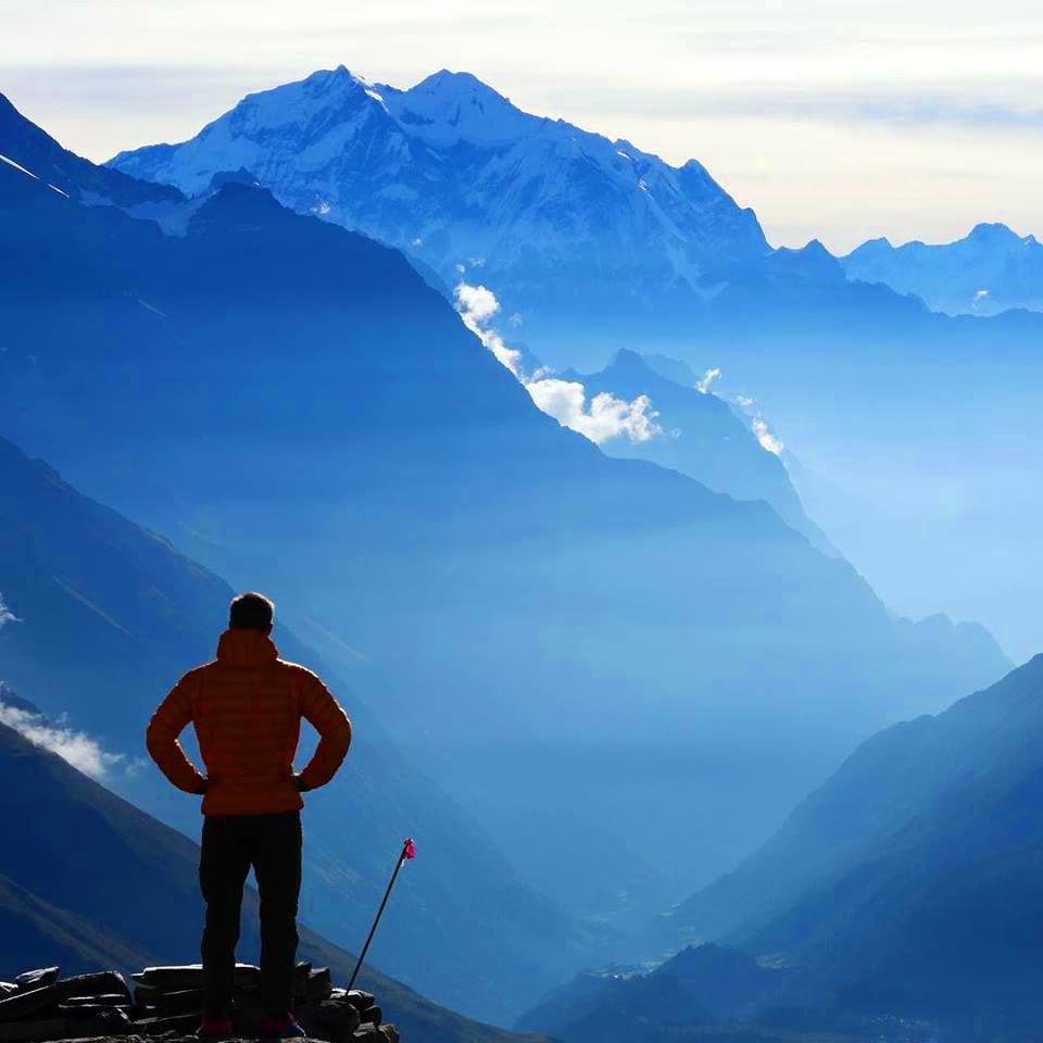 leaving manaslu basecamp