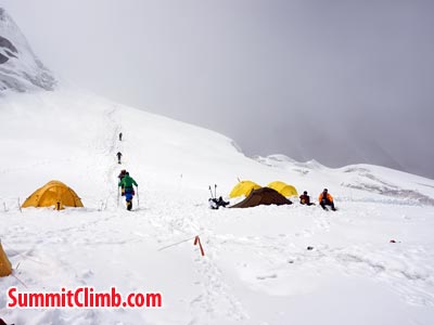 high camp in bit cloudy