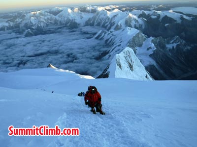 On the way to summit