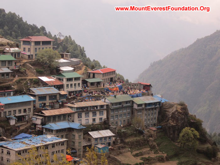 The Bazar at Namche. Photo Nate Janega