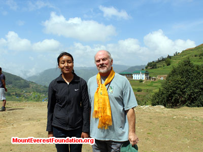 nepal volunteer trek, kaji