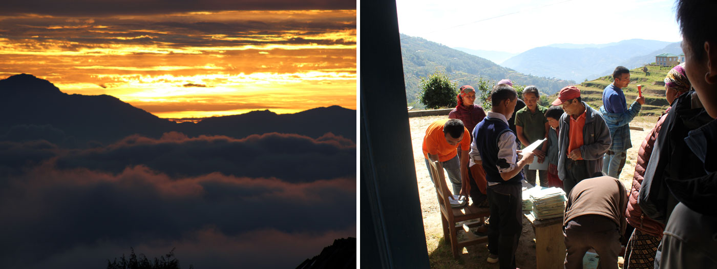 Landscape Local queing for checkup