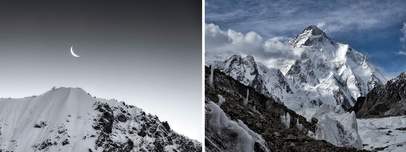 Moon Over Broad Peak