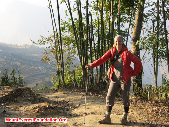 Daniela posing for the photo. Photo Daniela Milea